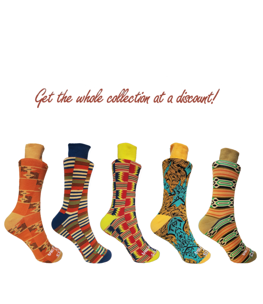 "Colors of Africa" Bundle - socksbyfarafina